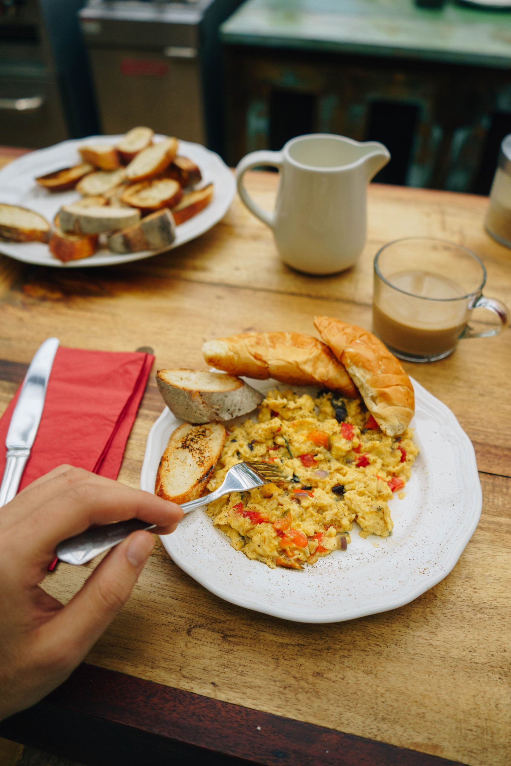 Scrambled Eggs Like You’ve Never Tasted Before: Carbonara Style