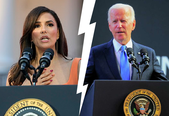 Joe Biden’s Awkward Joke About Eva Longoria Goes Viral