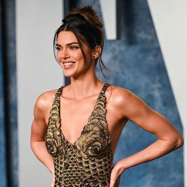 Kendall Jenner wore an illusion dress that looked like it had no top