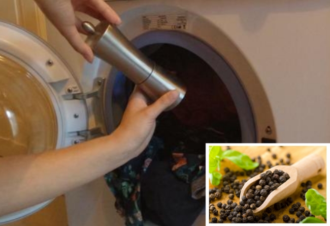 From Kitchen to Laundry Room: She Puts Black Pepper in the Washing Machine, and You’ll Never Guess Why!