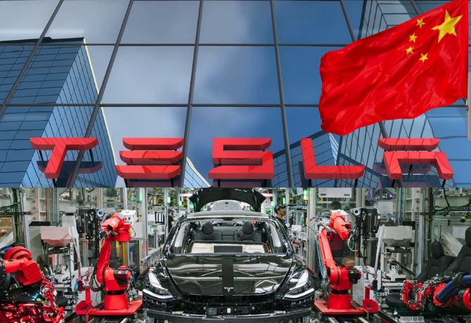 Tesla’s Latest Concept Store in China can Build Cars in 45 Seconds