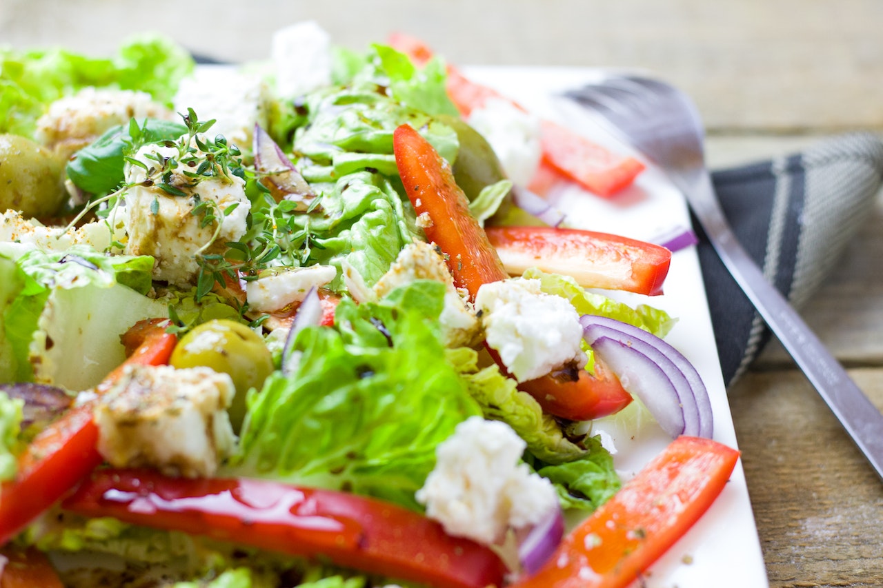 Wholesome and Satisfying: Enjoy Salad-Stuffed Peppers for a Nutritious Dish