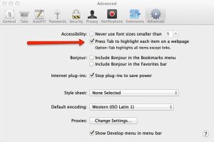 VoiceOver Quick Navigation on Mac