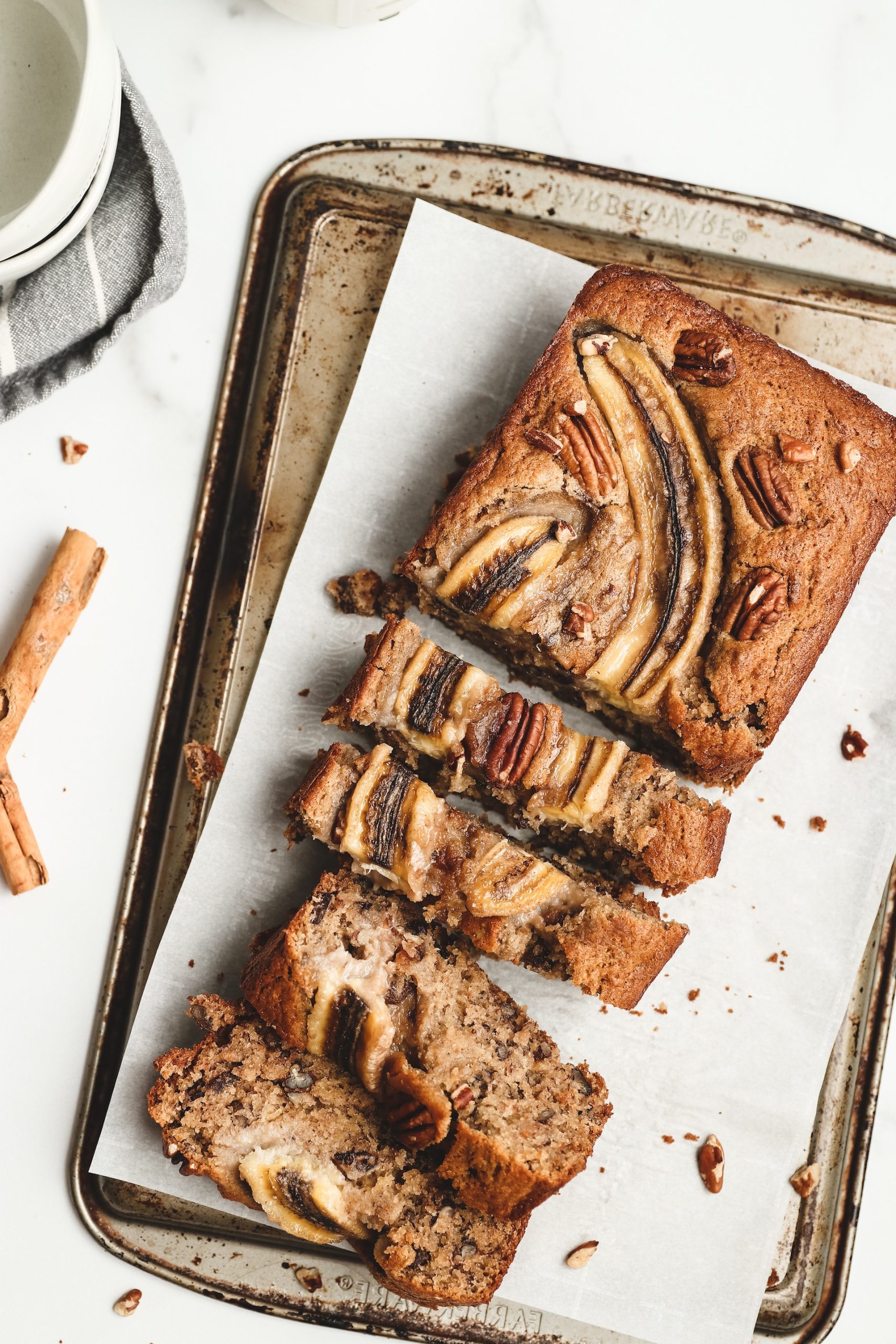 A Slice of Happiness: Savor the Richness of Chocolate Chip Banana Bread