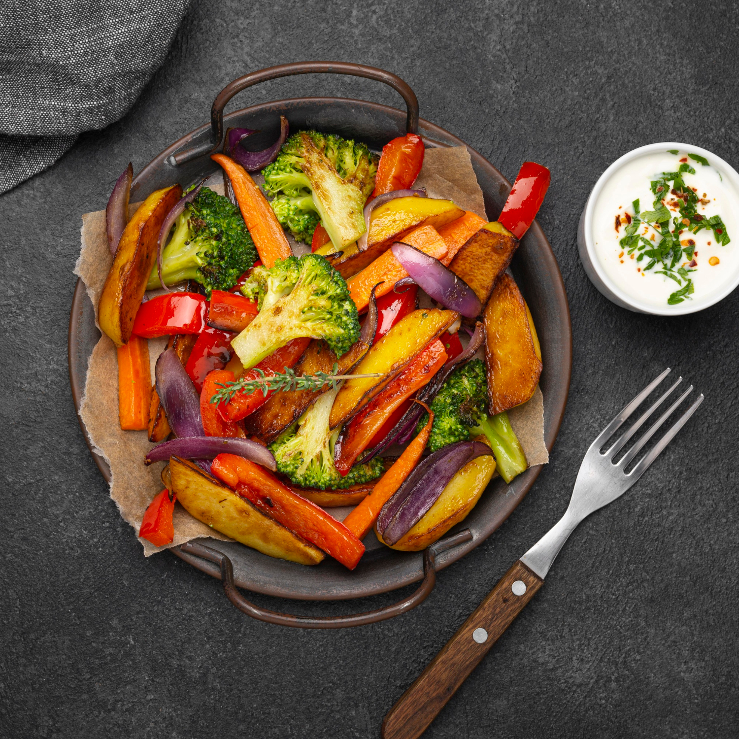 Effortless Weeknight Dinner: Dive into Easy Air Fryer Salmon and Roasted Vegetables