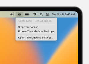 Back up your Mac with Time Machine