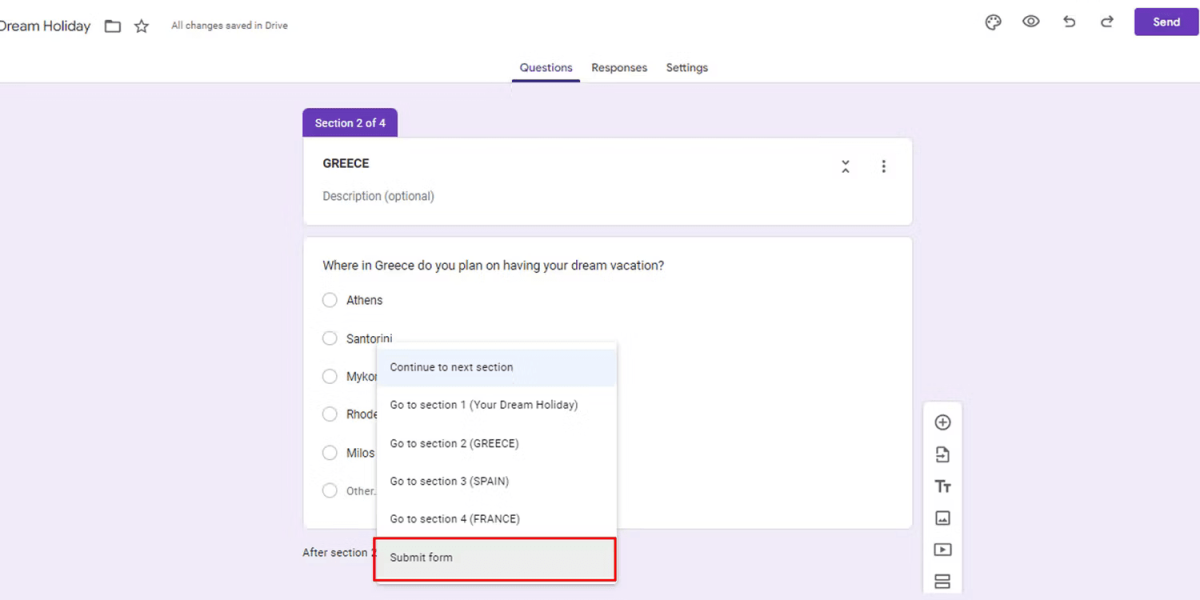 How to Add Branching and Nested Questions in Google Forms