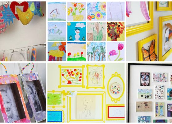 Kids' Art: From Creation to Display