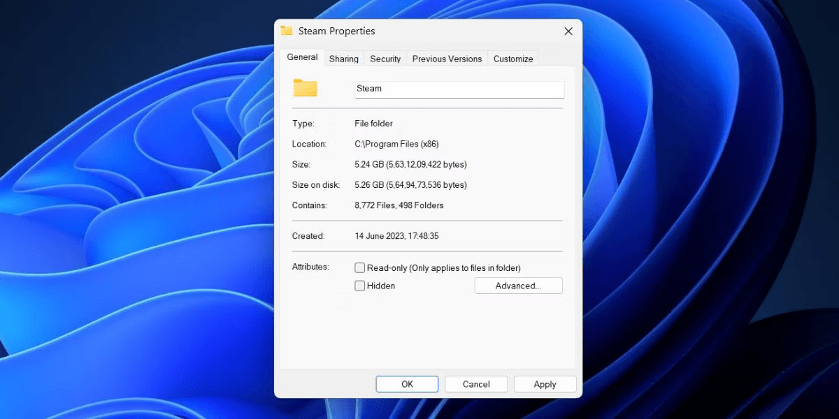 Fixing "Steam Library Folder Not Writable" Error on Windows 11