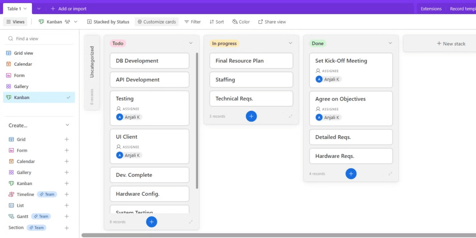 6 Types of Free Airtable Views and When to Use Them