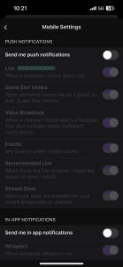 Twitch Notifications