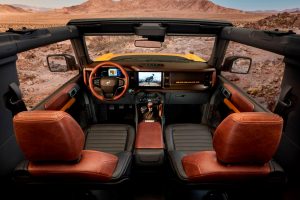 Interior of 2024 Bronco