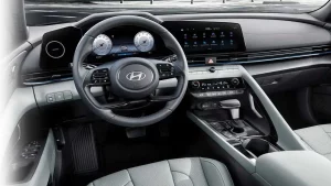 Interior of Elantra N 2024