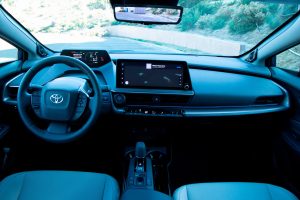 Interior of Prius 2024