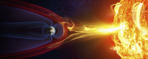 Earth’s magnetic field that could affect New York