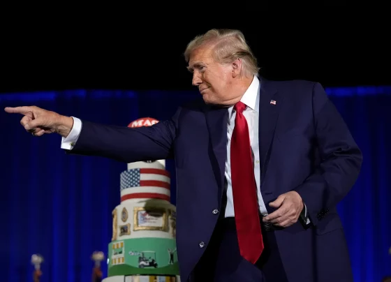 Donald Trump celebrated his 78th birthday by Campaign Rally in West Palm Beach