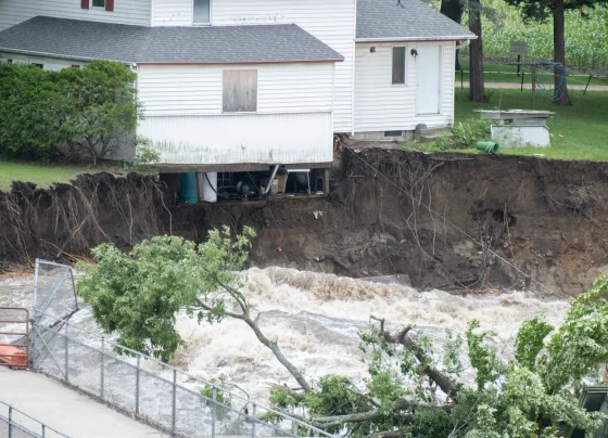 Rapidan Dam Suffers Partial Collapse