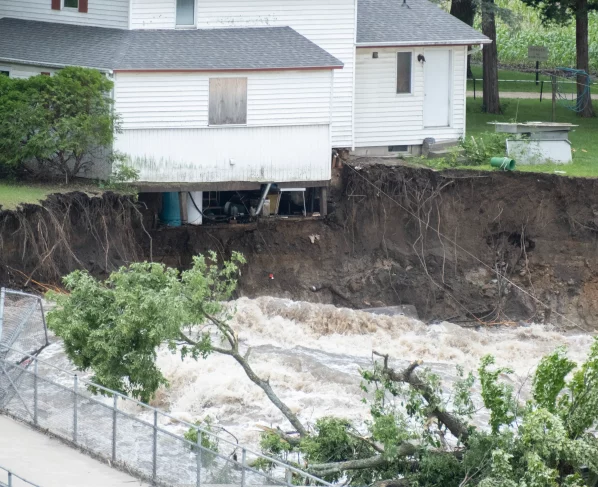 Rapidan Dam Suffers Partial Collapse