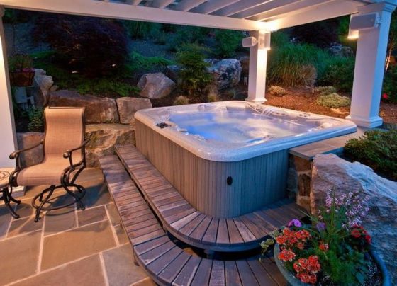 How to Create a Relaxing Outdoor Hot Tub Space