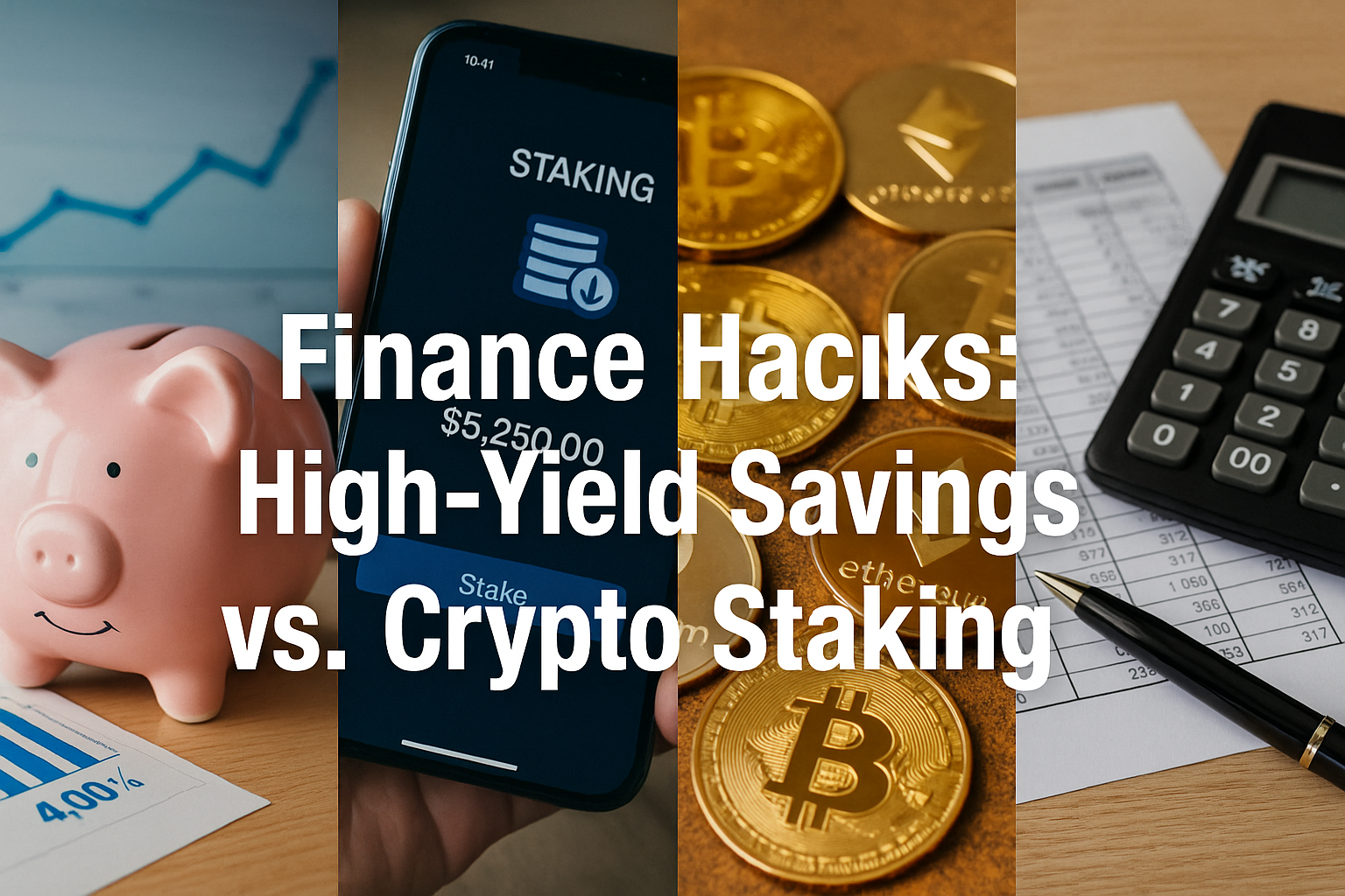 Finance Hacks: High-Yield Savings vs. Crypto Staking