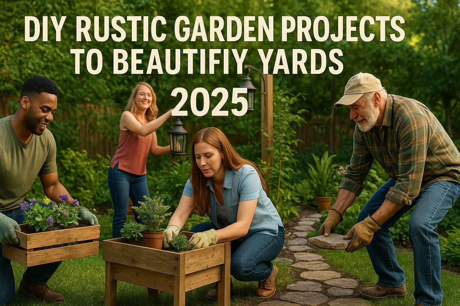 DIY Rustic Garden Projects to Beautify Yards 2025