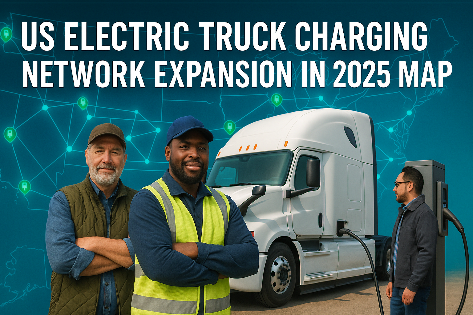 US Electric Truck Charging Network Expansion in 2025 Map