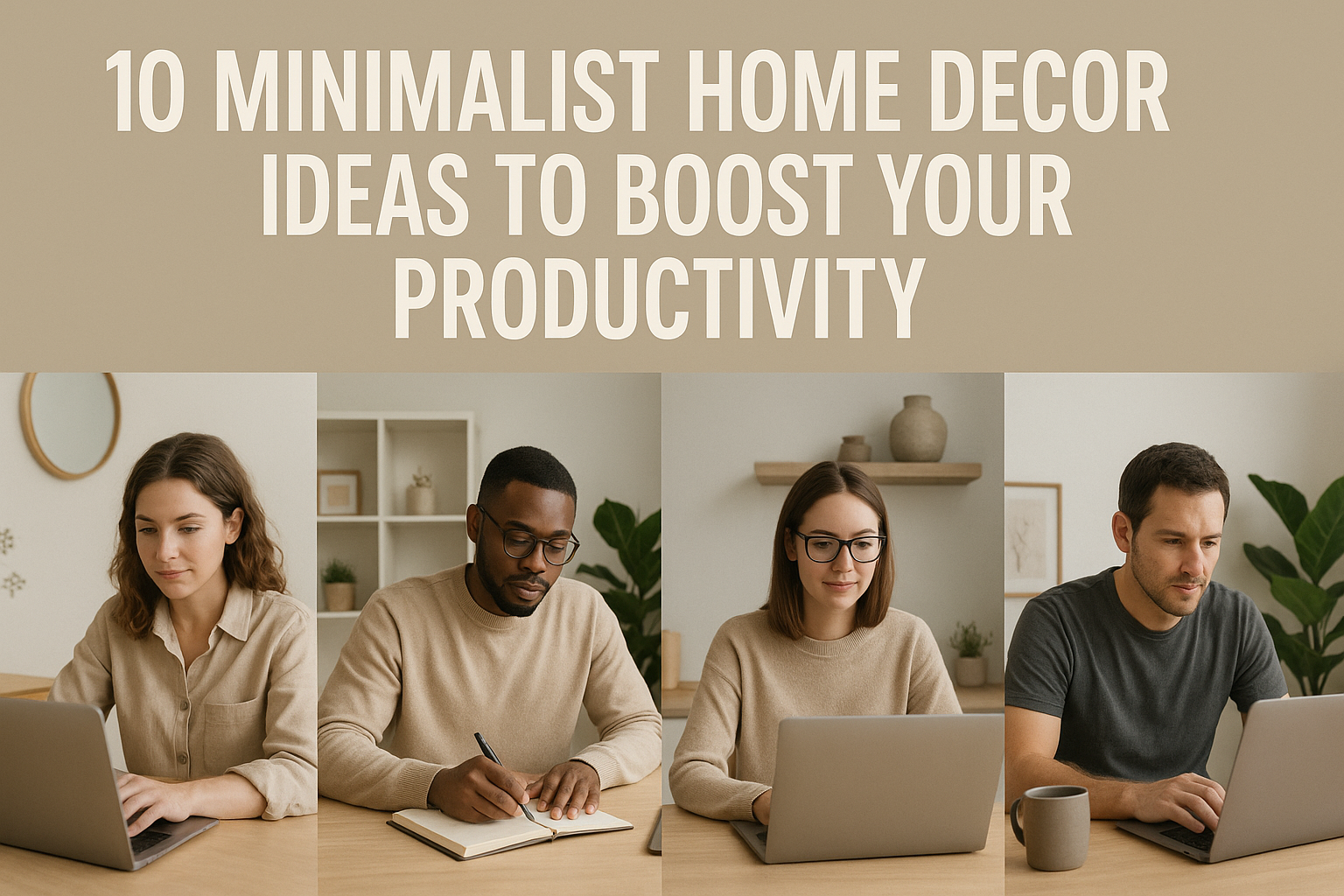 10 Minimalist Home Decor Ideas to Boost Your Productivity