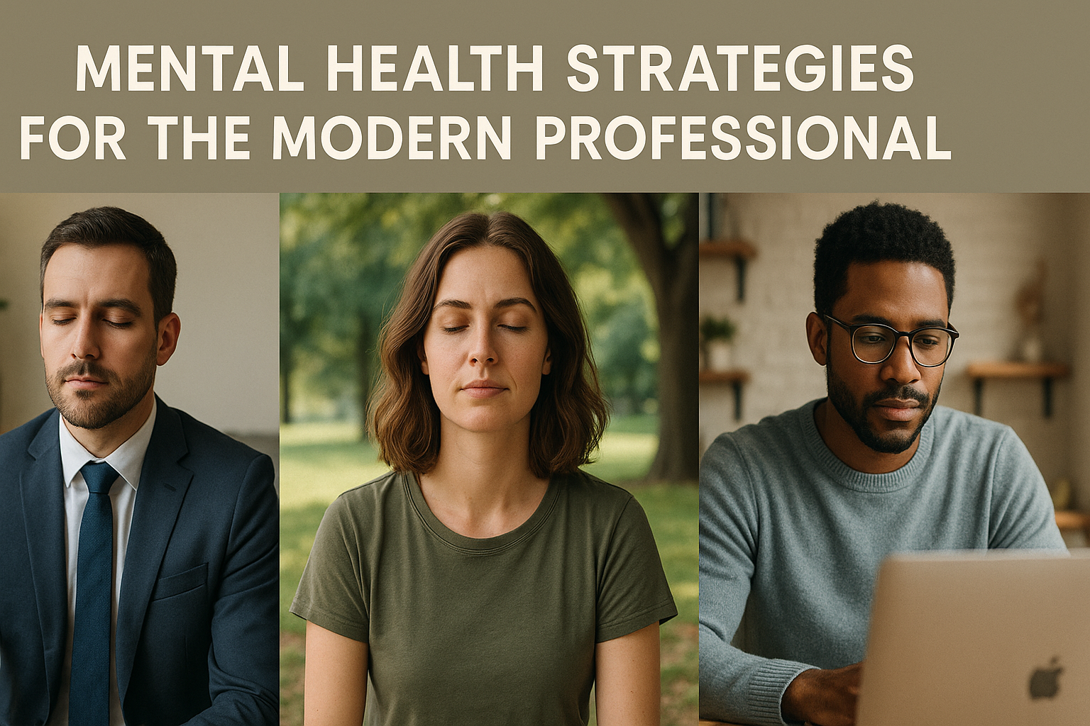 Mental Health Strategies for the Modern Professional