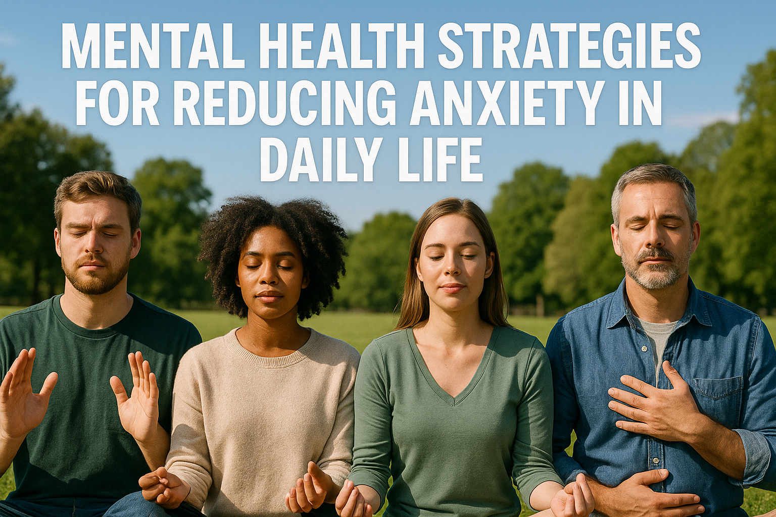 Mental Health Strategies for Reducing Anxiety in Daily Life