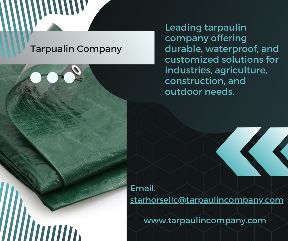 Best Tarpaulin Company in USA for Quality Covers & Tarps