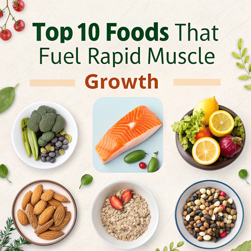 Top 10 Foods That Fuel Rapid Muscle Growth