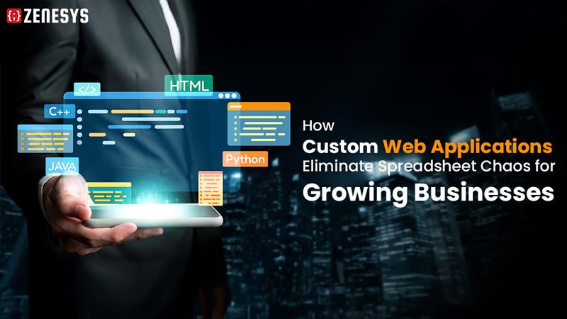 How Custom Web Applications Eliminate Spreadsheet Chaos