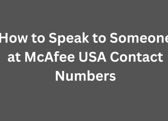 How to Speak to Someone at McAfee USA Contact Numbers